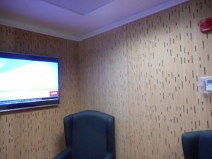 acoustic bamboo wall lining